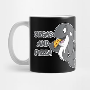 orcas and pizza Mug